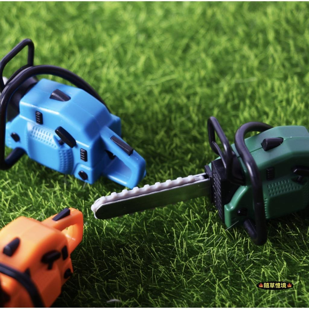 （5款）迷你仿真 割草機 電鋸 除草機 園藝 工具 鋸子 微景觀 花園場景 娃娃屋 袖珍 食玩 微景觀 模型-細節圖9