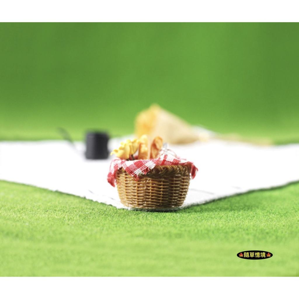 （超值獨立10件套）迷你仿真 麵包籃 蜂蜜罐 太陽花 吐司 法國麵包 餐巾 D545 食玩 娃娃屋 微縮 微景觀 模型-細節圖7