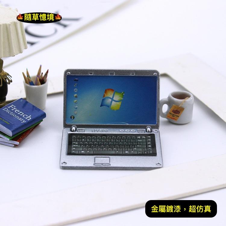 （限量經典可開蓋）迷你 電腦 筆記型電腦 索尼 筆電 微縮模型 微縮 娃娃屋 配件 食玩 模型 微縮場景 擺件-細節圖5