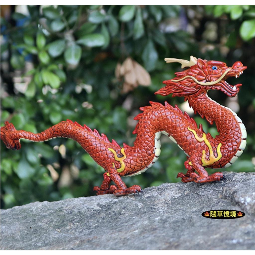 （5色）仿真 中國龍 龍的傳人 東方 神話 神獸 傳說 神龍 吉祥 青龍 龍 動物 模型 兒童 益智 SPG-細節圖3
