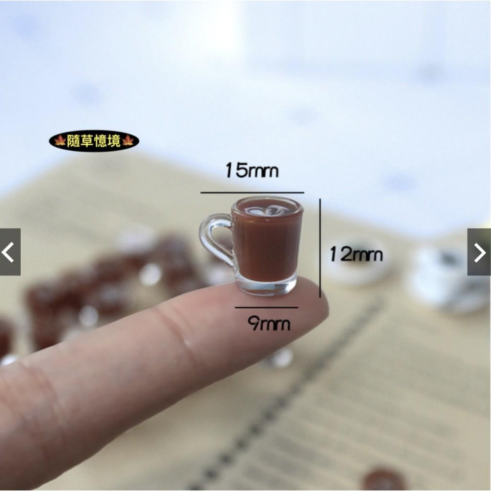 （1入/3入）迷你仿真 咖啡杯 拉花 咖啡 奶泡 拿鐵 D444 適用 食玩 模型 微縮場景 微景模型 擺件-細節圖5