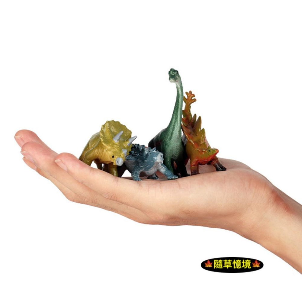（12款）迷你 恐龍 霸王龍 翼龍 滄龍 三角龍 劍龍 迅猛龍 腕龍  侏羅紀 野生動物模型 兒童益智 SPg-細節圖6