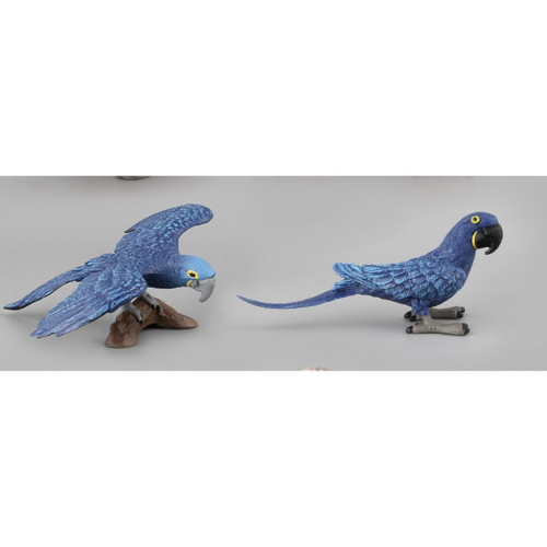 （2款藍色）SPG 藍 金剛鸚鵡 美洲鸚鵡 鸚鵡 鳥禽 鳥 鳥類 仿真 動物模型 野生動物 兒童玩具 益智