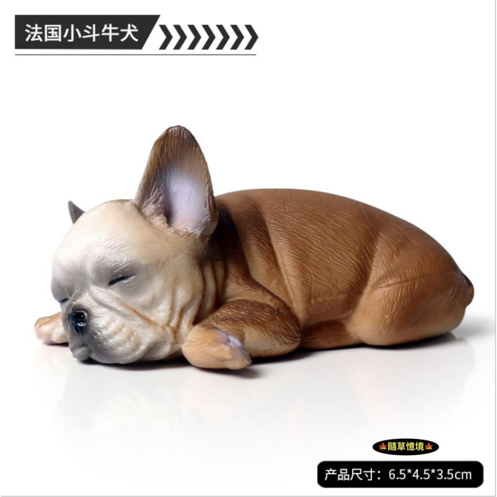 （多款）極度仿真珍藏 英國 鬥牛犬 小鬥牛犬 法國鬥牛犬 小狗 實心毛髮肌肉線條展現 仿真動物 狗狗 模型 寵物狗-細節圖5