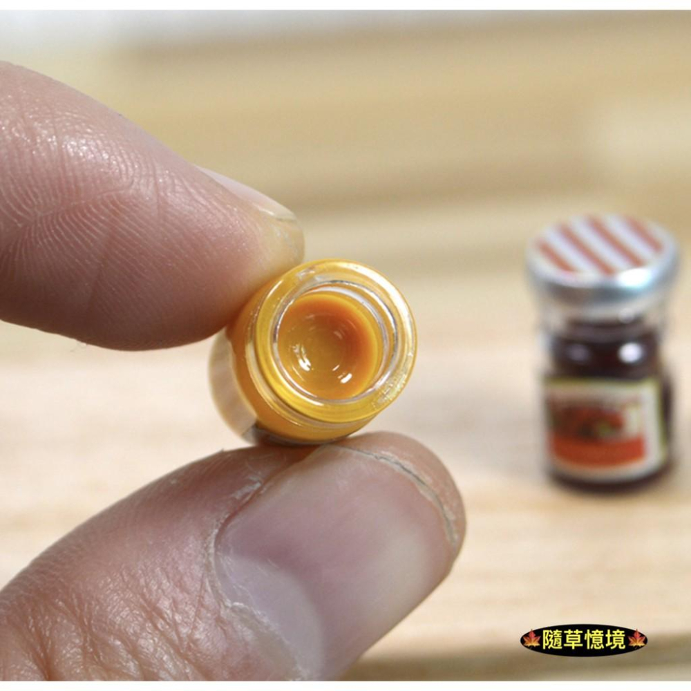 （高透仿真2款入）迷你 草莓 橘子 果醬 微縮模型 食玩模型 微縮場景-細節圖4
