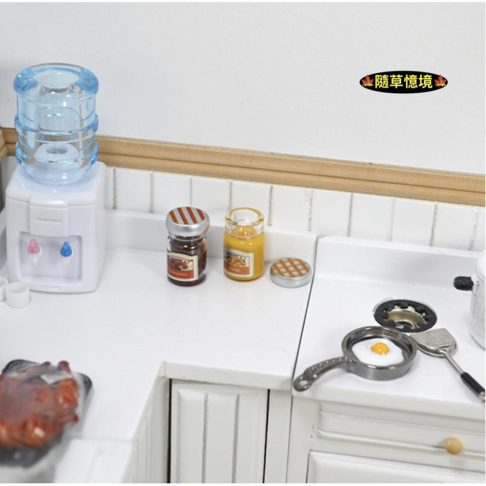 （高透仿真2款入）迷你 草莓 橘子 果醬 微縮模型 食玩模型 微縮場景-細節圖5