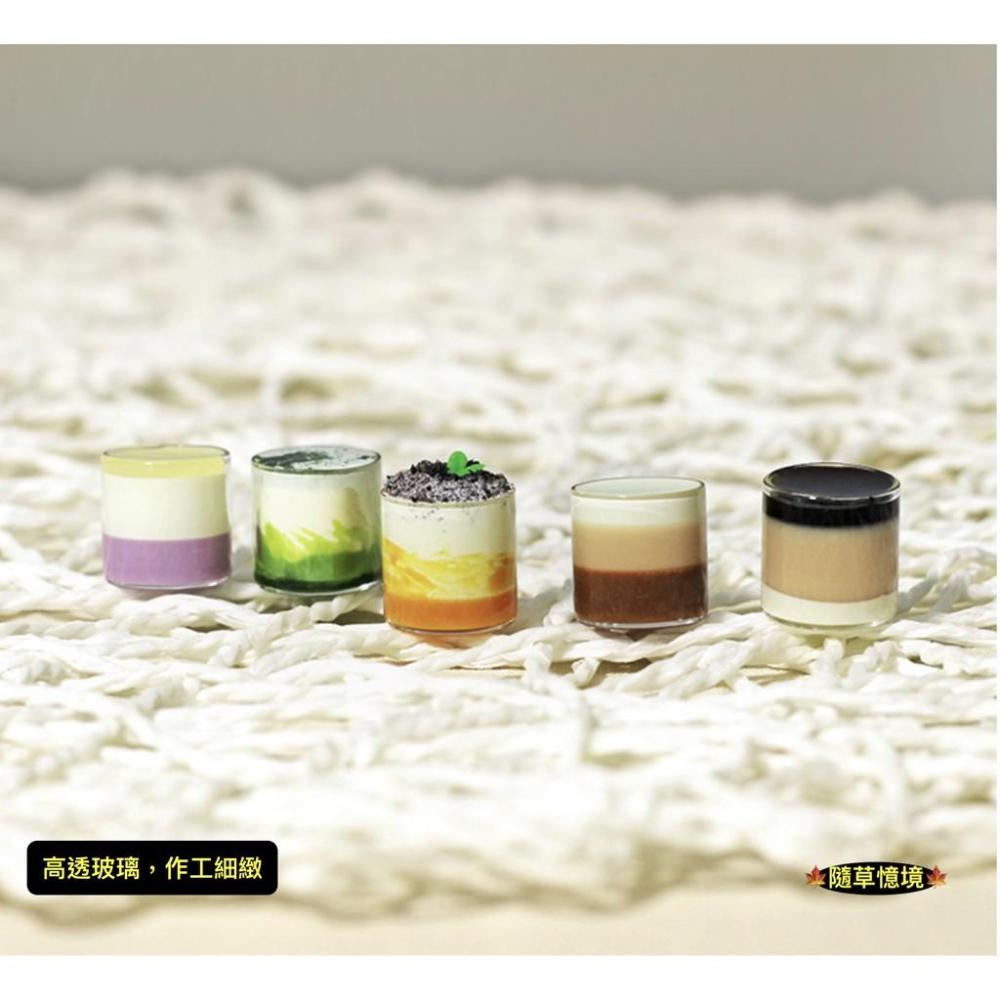 （5款高品質玻璃）迷你仿真 慕斯 蛋糕杯 蛋糕 抹茶 提拉米蘇 I307 袖珍 食玩 微縮場景 微景觀-細節圖5