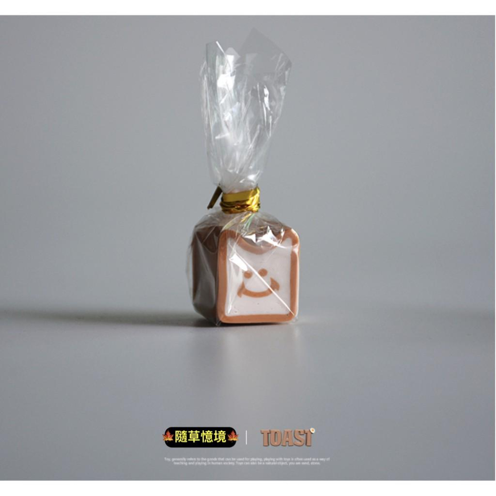 （3款袋裝）迷你仿真 吐司 厚片吐司 土司 麵包 卡通 造型 BJD 袖珍 食玩 微縮場景 微景觀 模型-細節圖4