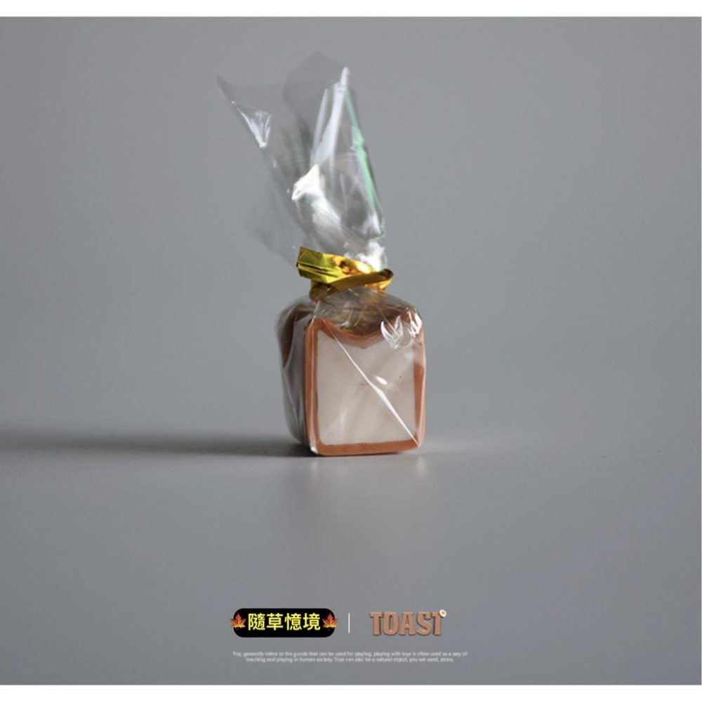 （3款袋裝）迷你仿真 吐司 厚片吐司 土司 麵包 卡通 造型 BJD 袖珍 食玩 微縮場景 微景觀 模型-細節圖5