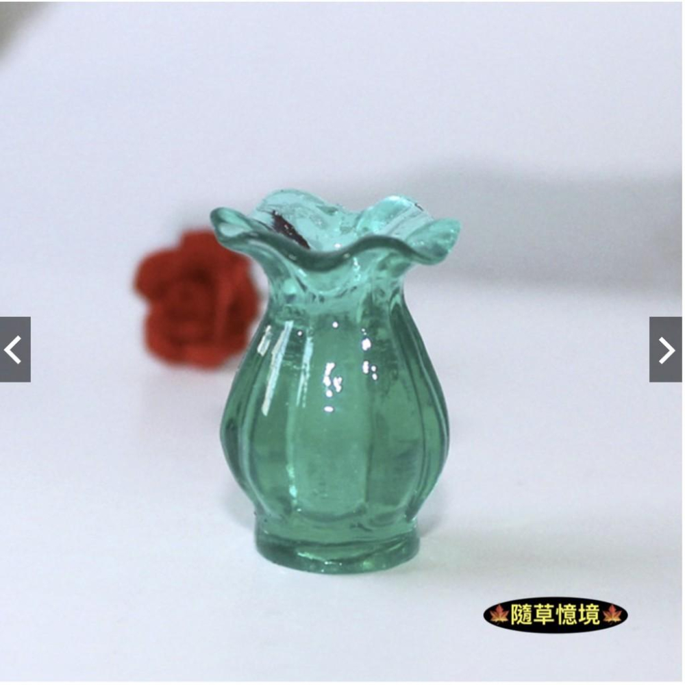 （5款）F117 迷你仿真 玻璃花邊 花瓶 適用 食玩 模型 微縮場景 微景模型 擺件-細節圖5