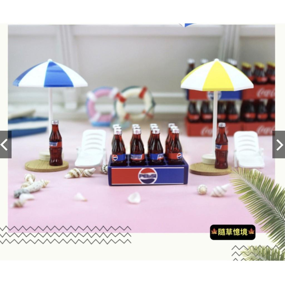 （全套12瓶+架）迷你 可樂 可樂瓶 含拖架 一打可樂 食玩模型 微縮場景-細節圖4