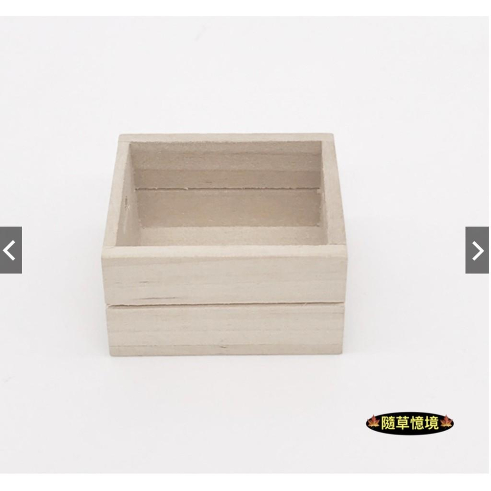 （1入/3入）木質 籮筐 木盒 木籃 果蔬籃 酒瓶籃 木盒子 微縮模型 食玩模型-細節圖4