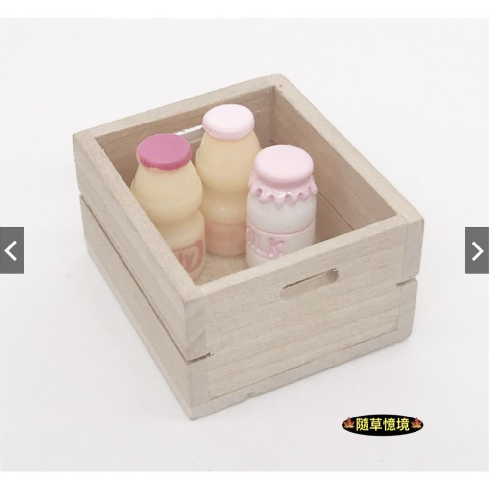 （1入/3入）木質 籮筐 木盒 木籃 果蔬籃 酒瓶籃 木盒子 微縮模型 食玩模型-細節圖8