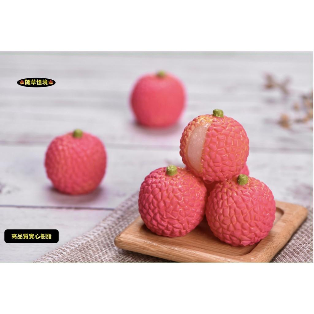 （高品質樹脂）10款 綜合 水果 拜拜 楊桃 山竹 檸檬 水蜜桃 荔枝 芒果 哈密瓜 鳳梨 草莓 西瓜 食玩 模型-細節圖2