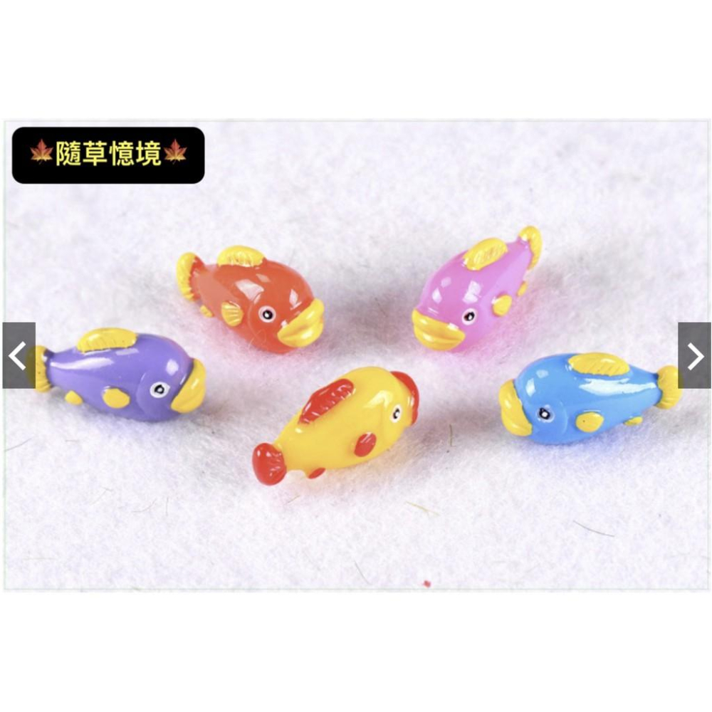 4款 五彩魚 魚 小魚 卡通魚 彩色魚 熱帶魚 海魚 魚缸裝飾 地中海風格 樹脂擺件 微景觀擺件 創意裝飾擺件-細節圖6