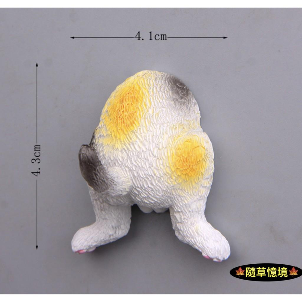 🍁（高品質樹脂）日本 貓咪屁股 磁鐵掛勾卡通創意 立體磁鐵 鑰匙掛勾 收納冰箱貼 吸磁貼 吸鐵石 磁貼-細節圖5