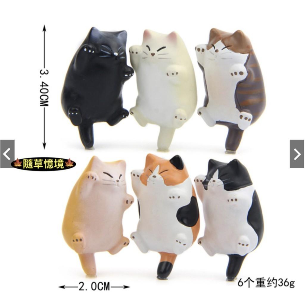 （高品質樹脂磁鐵）溫暖系列 日本治癒系 萌 肥貓 貓咪 卡通立體磁鐵 冰箱貼 吸磁貼 手機殼素材-細節圖2