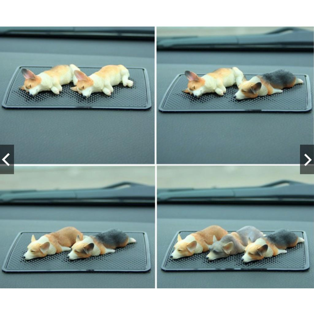 （大/小款超細緻樹脂）磁鐵 萌款 睡不醒超萌大號/小號 柯基 模型 柴犬diy冰箱貼公仔磁力貼 隨草憶境-細節圖2