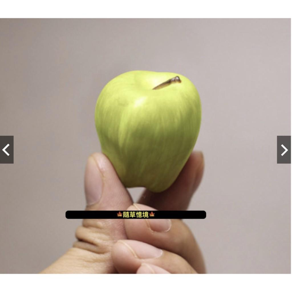 （1入/3入） 仿真微縮模型 小號 水果 紅蘋果 青蘋果 蘋果 apple 食玩 蘋果 實心 場景擺件 玩具-細節圖3