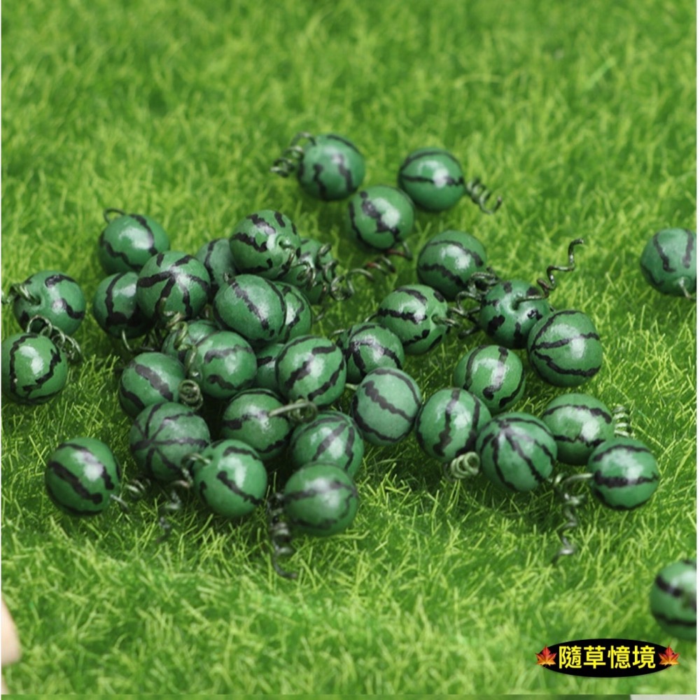 迷你仿真 西瓜 小玉西瓜 蔬果 微縮 模型 水果 娃娃屋 袖珍 食玩 微縮 微景觀 模型-細節圖4