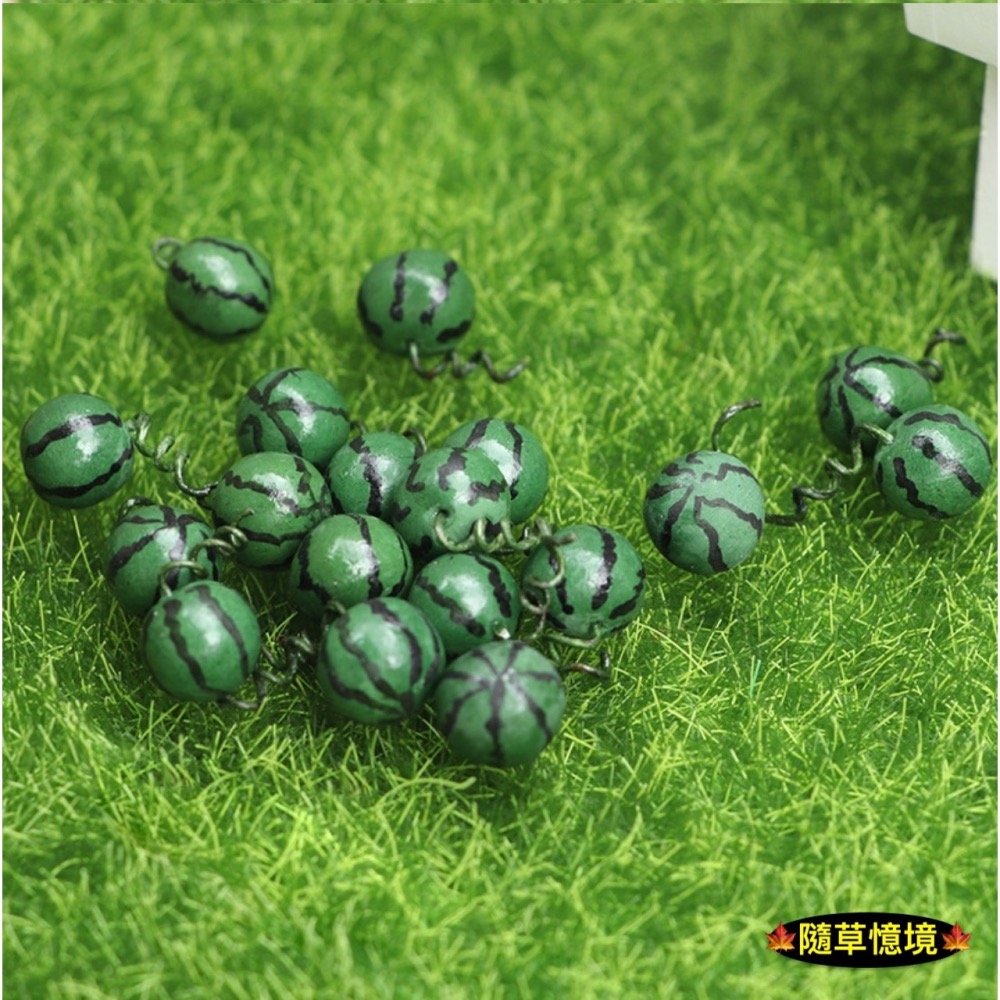 迷你仿真 西瓜 小玉西瓜 蔬果 微縮 模型 水果 娃娃屋 袖珍 食玩 微縮 微景觀 模型-細節圖5