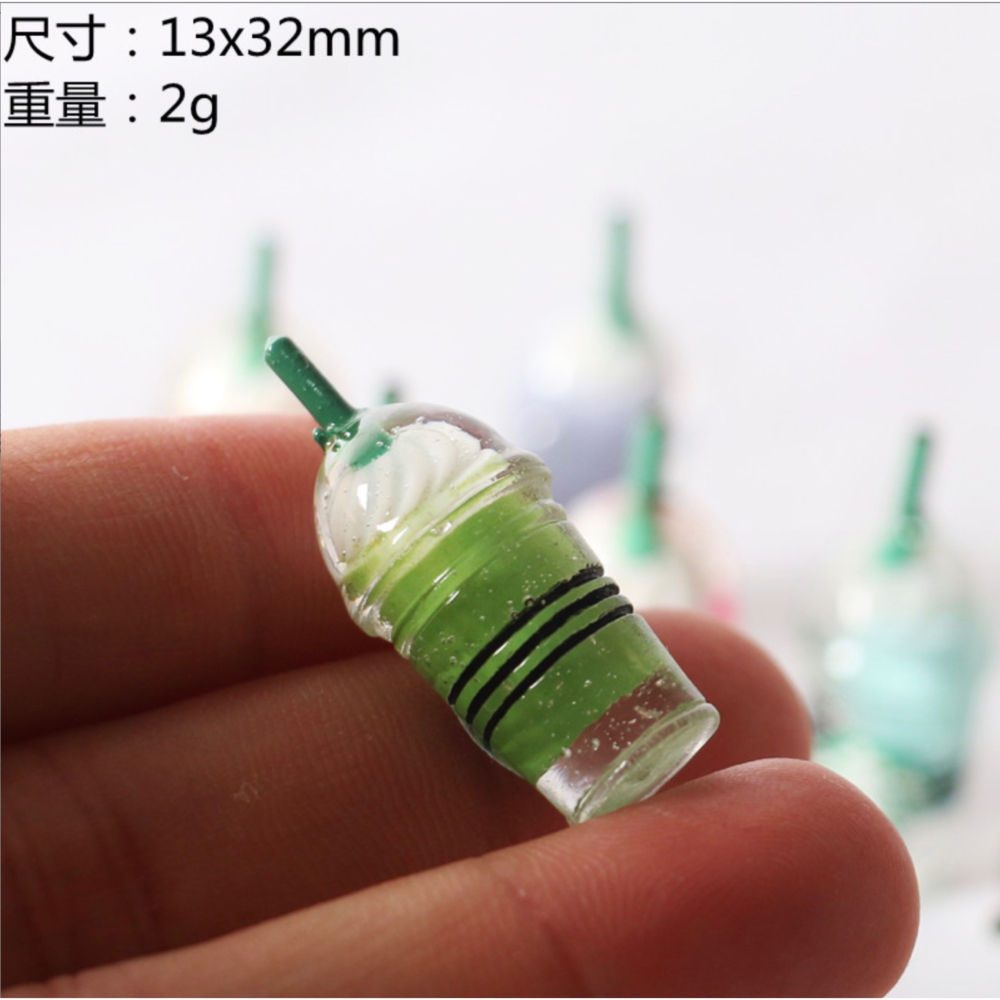 （七彩）迷你仿真 冰沙 奶昔 飲料 思樂 星冰 咖啡 飲料杯 娃娃屋 袖珍 食玩 微縮場景 微景觀 模型-細節圖3
