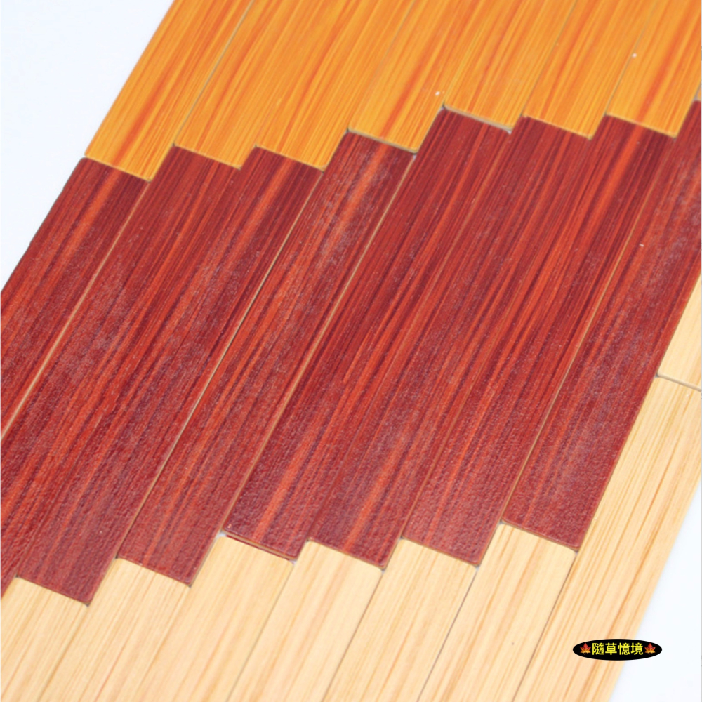 仿木紋 地板 木地板 人字 工字 廚房 浴室 客廳室 娃娃屋 袖珍 食玩 微縮場景 微景觀 模型-細節圖2