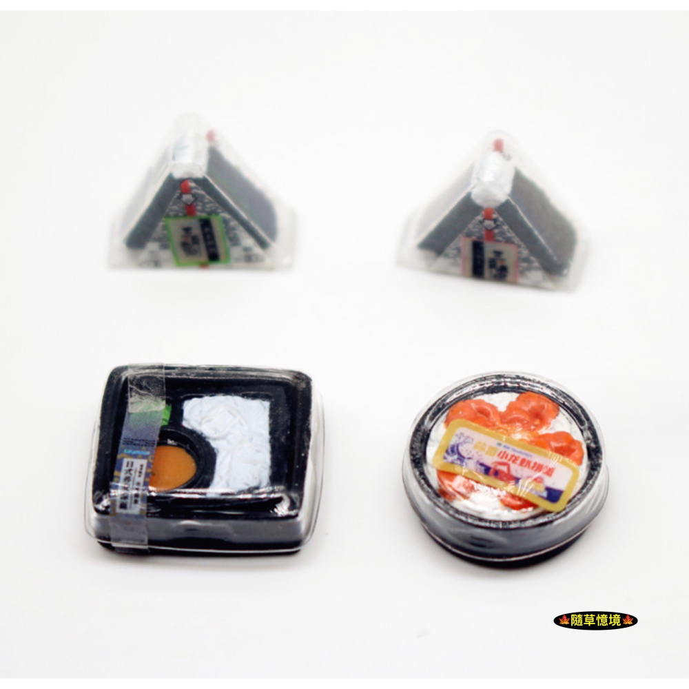2件套迷你仿真 日式 三角飯團 飯團 壽司 便當 盒飯 桌台 桌子 娃娃屋 袖珍 食玩 微縮 微景觀 模型-細節圖4