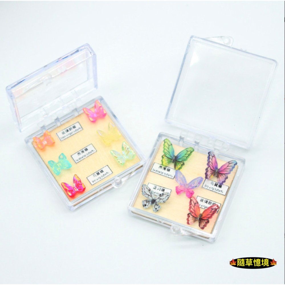 迷你仿真 蝴蝶標本 蝴蝶 鳳蝶 標本盒 昆蟲 捕捉模型 家居 牆壁掛飾 娃娃屋 袖珍 微縮 食玩 微景觀模型-細節圖5