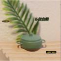 （5色）迷你仿真 鐵鍋 鍋子 愛鍋 火鍋 INS 湯煲 復古 D456 娃娃屋 袖珍 微縮 食玩 微景觀模型-規格圖9