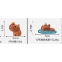 （10款）可愛 水豚 卡皮 巴拉 河豚 泡溫泉 苔蘚 微景觀 園藝 盆栽 造景 魚缸 水陸缸 擺件 公仔 隨草憶境-規格圖10