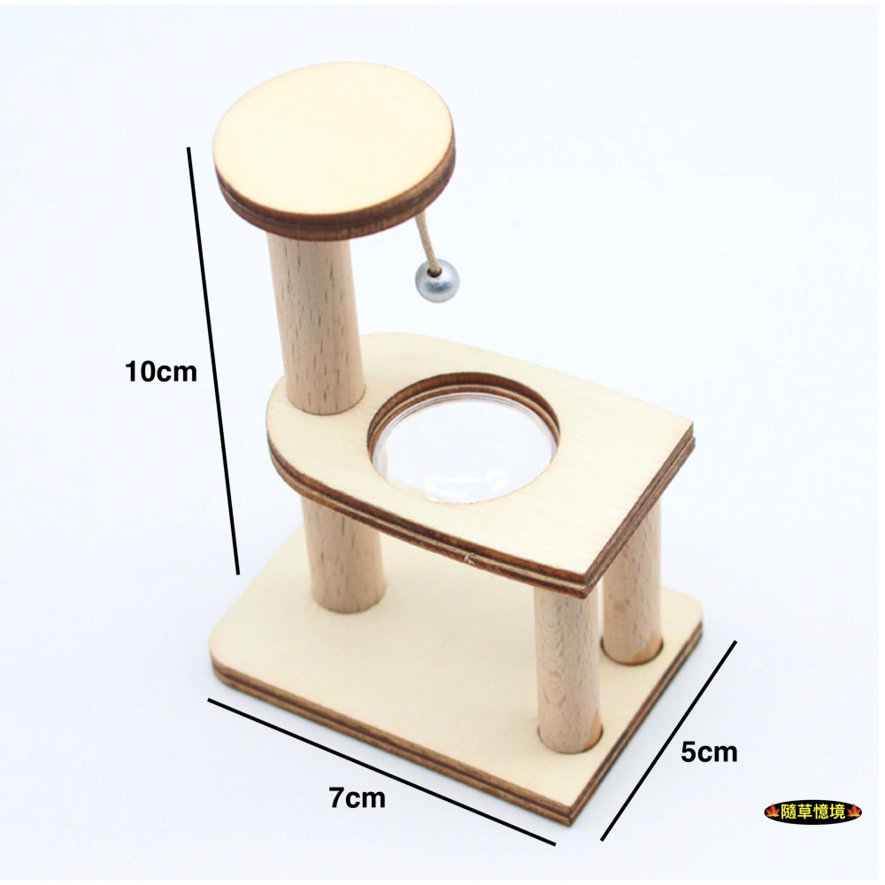 （木質手作）迷你仿真 貓台 貓抓 貓爬架 貓咪 玩耍 玩具 貓玩具 客廳 傢具 娃娃屋 袖珍 微縮 食玩 微景觀 模型-細節圖3