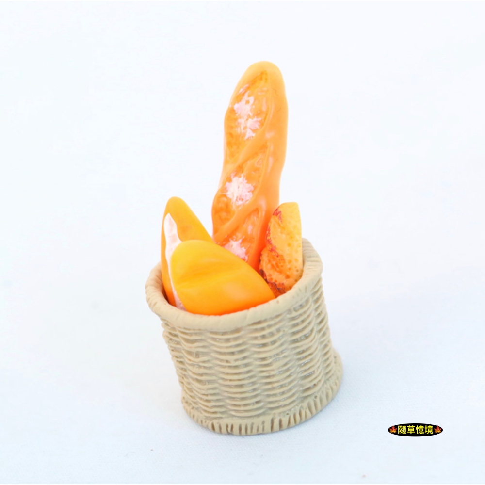 （5件套）迷你仿真 法棍 麵包 法國麵包 麵包籃 木框 木籃 烘培 娃娃屋 袖珍 微縮 食玩 微景觀 模型-細節圖5