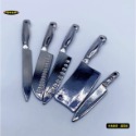 （合金5件套）迷你仿真 组合 刀具 菜刀 切刀 肉刀 刀 厨房用具 娃娃屋 袖珍 微縮 食玩 微景觀 模型-規格圖7