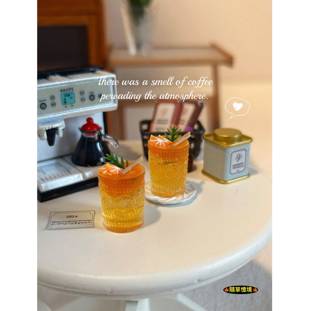 （1入/3入）迷你仿真 蜜香 水果茶 橙C 橙香 肉桂 茶飲 飲料 飲品 I338 娃娃屋 袖珍 微縮 食玩 微景觀模型-細節圖9