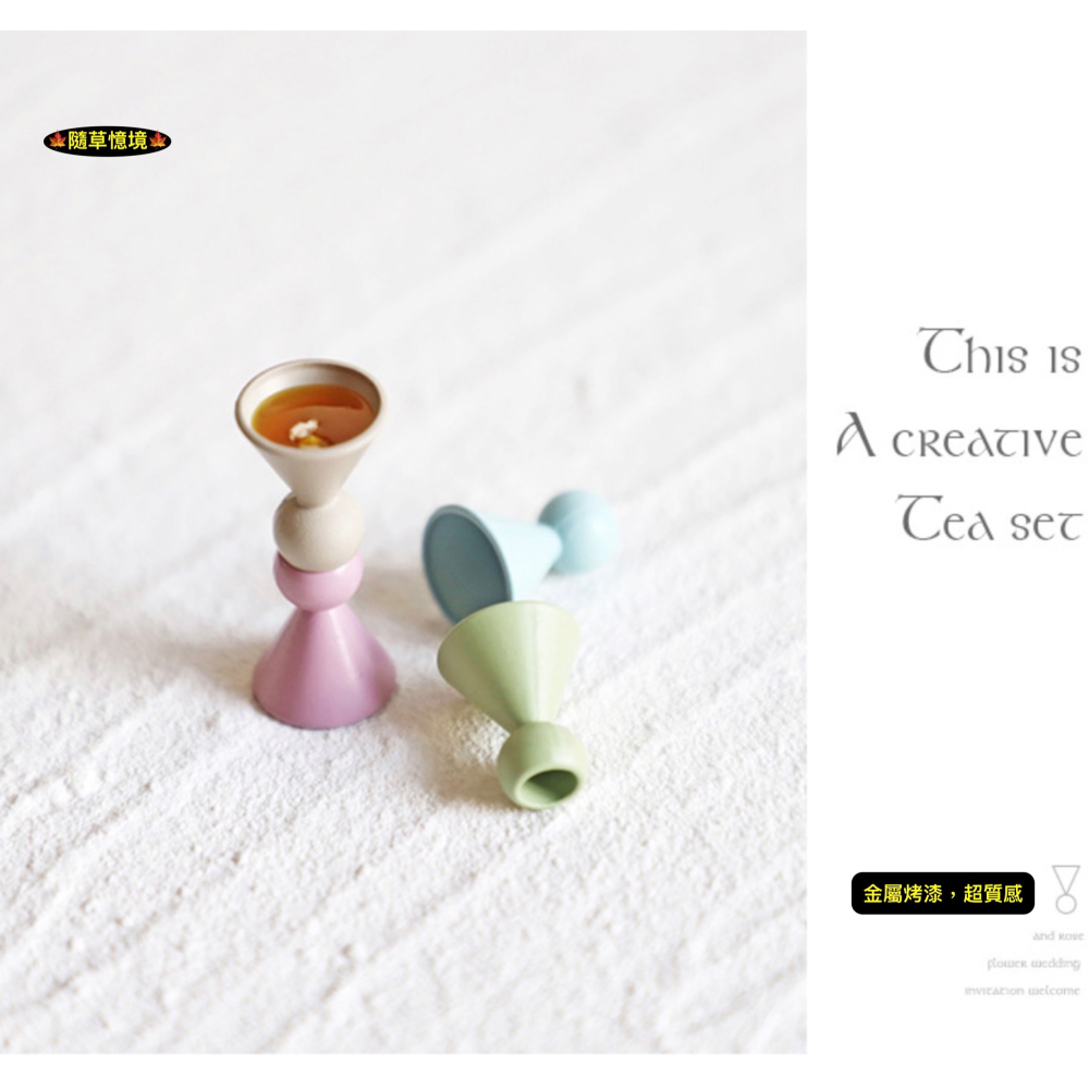 （金屬三件套）迷你仿真 茶壺 茶具 茶杯 D144 時尚造型 壺具 娃娃屋 袖珍 微縮 食玩 微景觀 模型-細節圖6