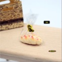 （4款袋裝）迷你仿真 蒜味 起司 椰子 奶油 麵包 西點麵包 烘培 娃娃屋 袖珍 微縮 食玩 微景觀 模型-規格圖8