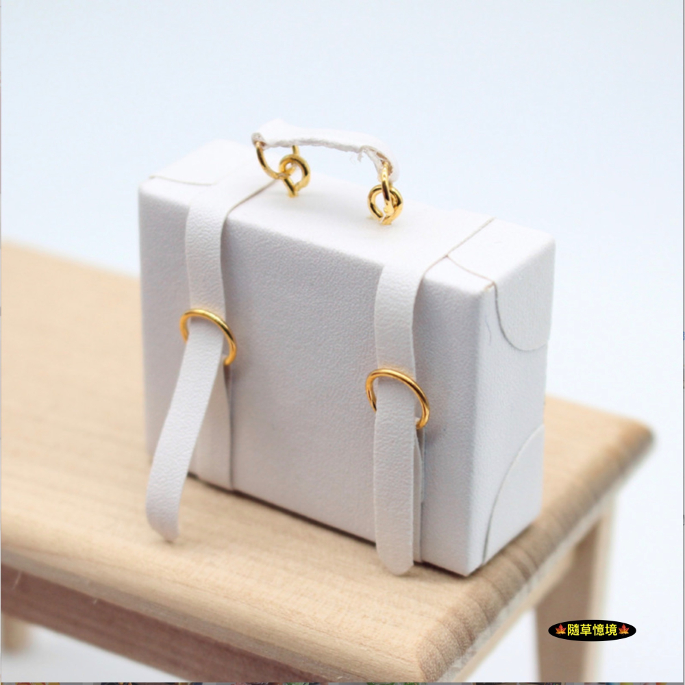 迷你仿真 皮箱 公事包 行李箱 登機箱 手提包 手提箱 包包 木質 娃娃屋 袖珍 微縮 食玩 微景觀 模型-細節圖8