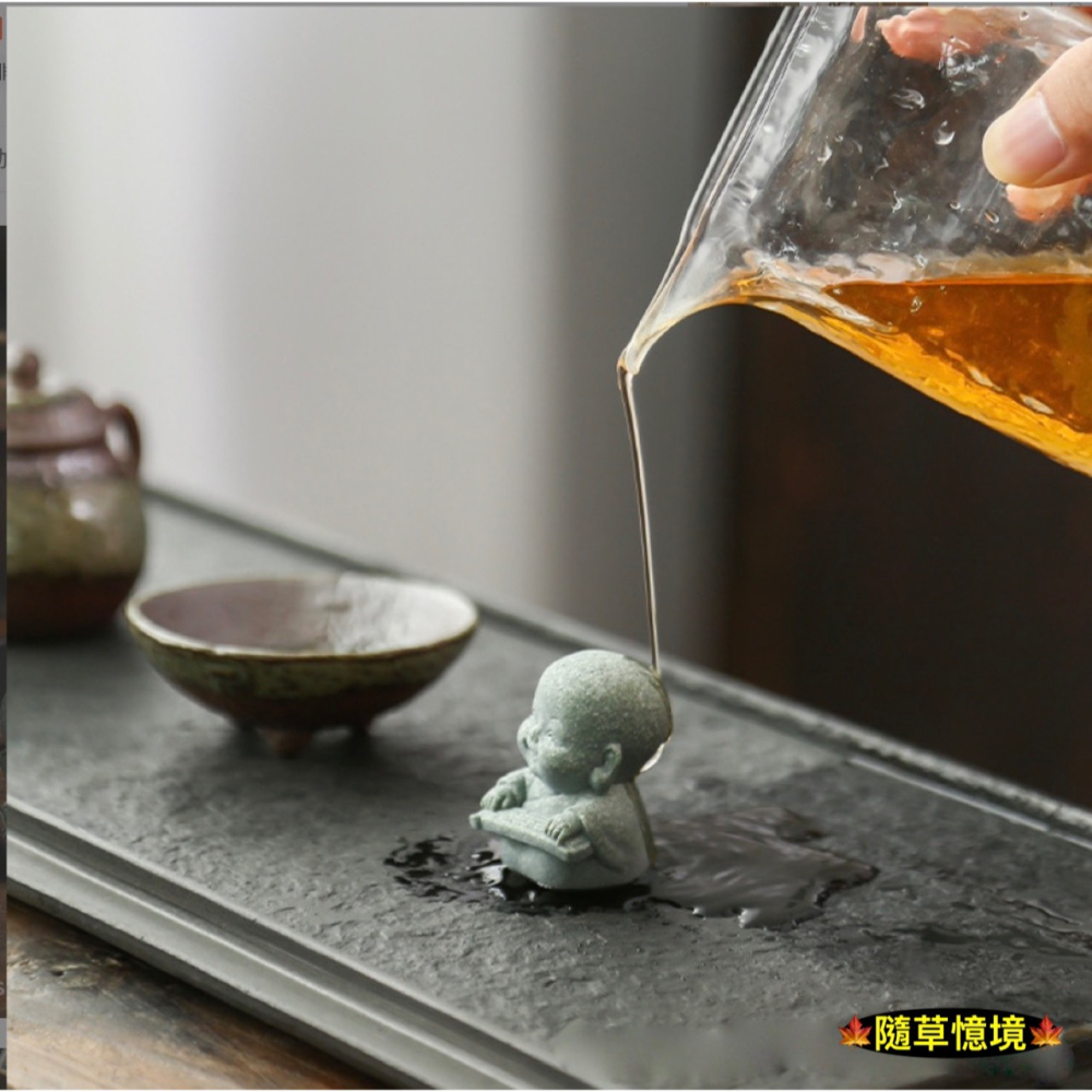 （水泥石雕）棋琴書畫 四不 表情 沙彌  下棋 和尚 文青風 中式 禪意 公仔 中國風 禪意 枯山水 盆景 微景觀-細節圖9