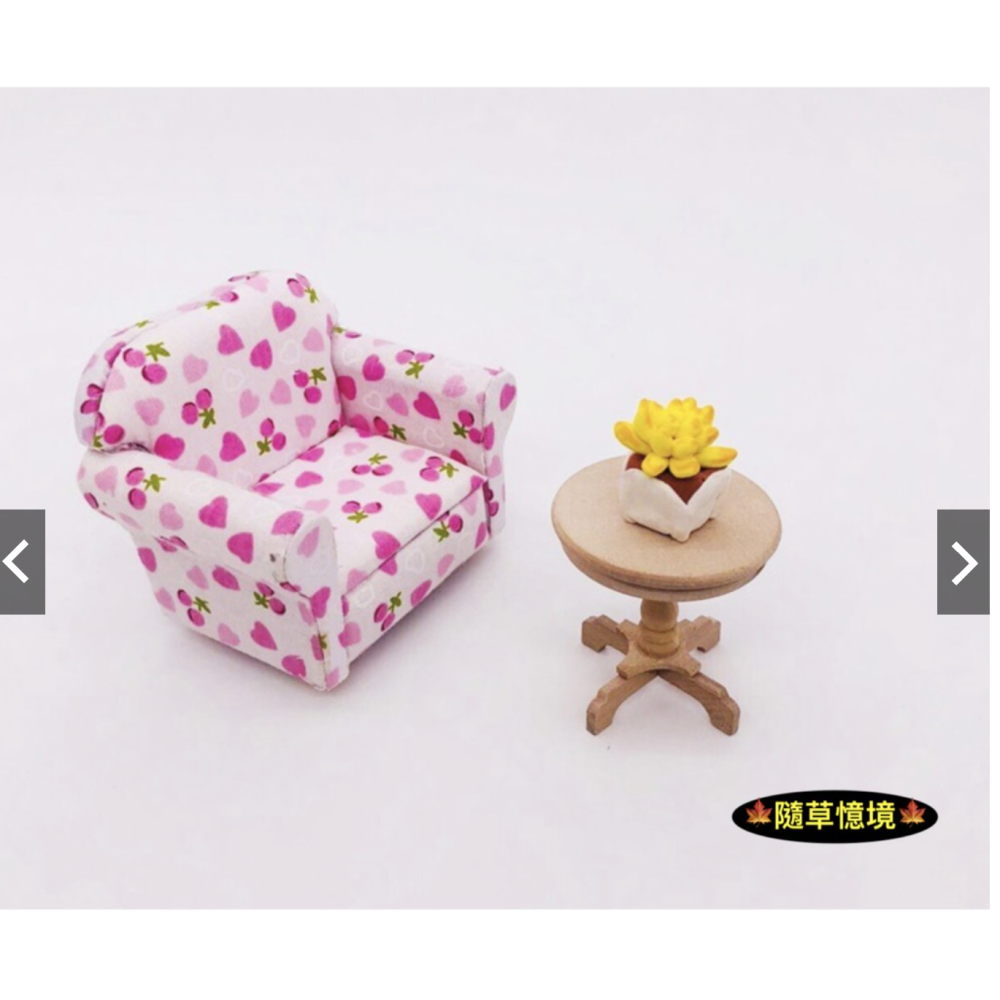 （5色木質）圓桌 圓形 茶几 桌子 小圓桌 邊桌 傢俱 拍攝道具 娃娃屋 微縮模型 食玩模型 微縮場景-細節圖5