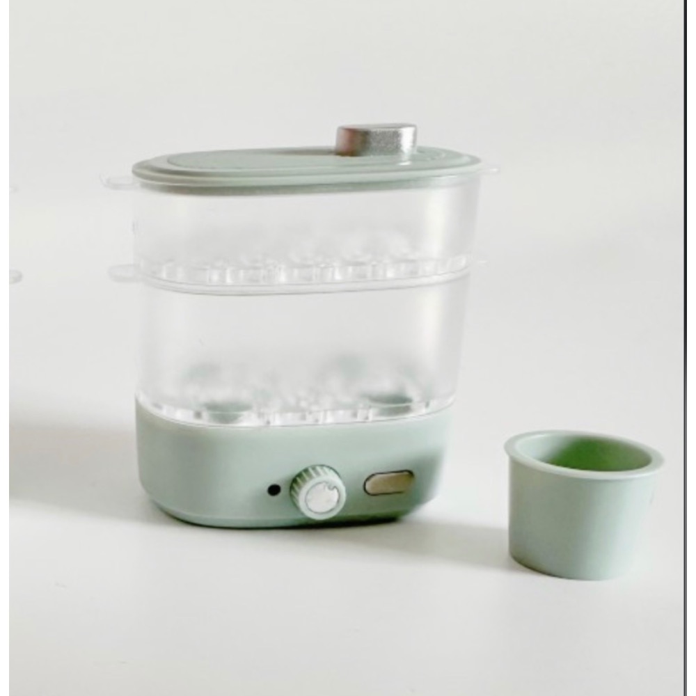 （可拆式）迷你仿真 電蒸鍋 蒸蛋器 蔬果機 蒸蛋機 煮蛋機 早餐 廚房 娃娃屋 袖珍 微縮 食玩 微景觀模型-規格圖8
