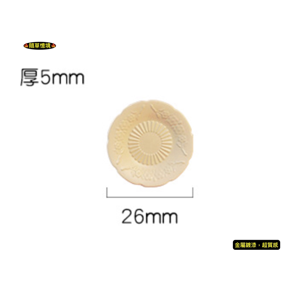 （三色合金）迷你仿真 花紋 圓碟 碟子 盤子 盤 北歐風 圓盤 D184 娃娃屋 袖珍 微縮 食玩 微景觀 模型-細節圖8