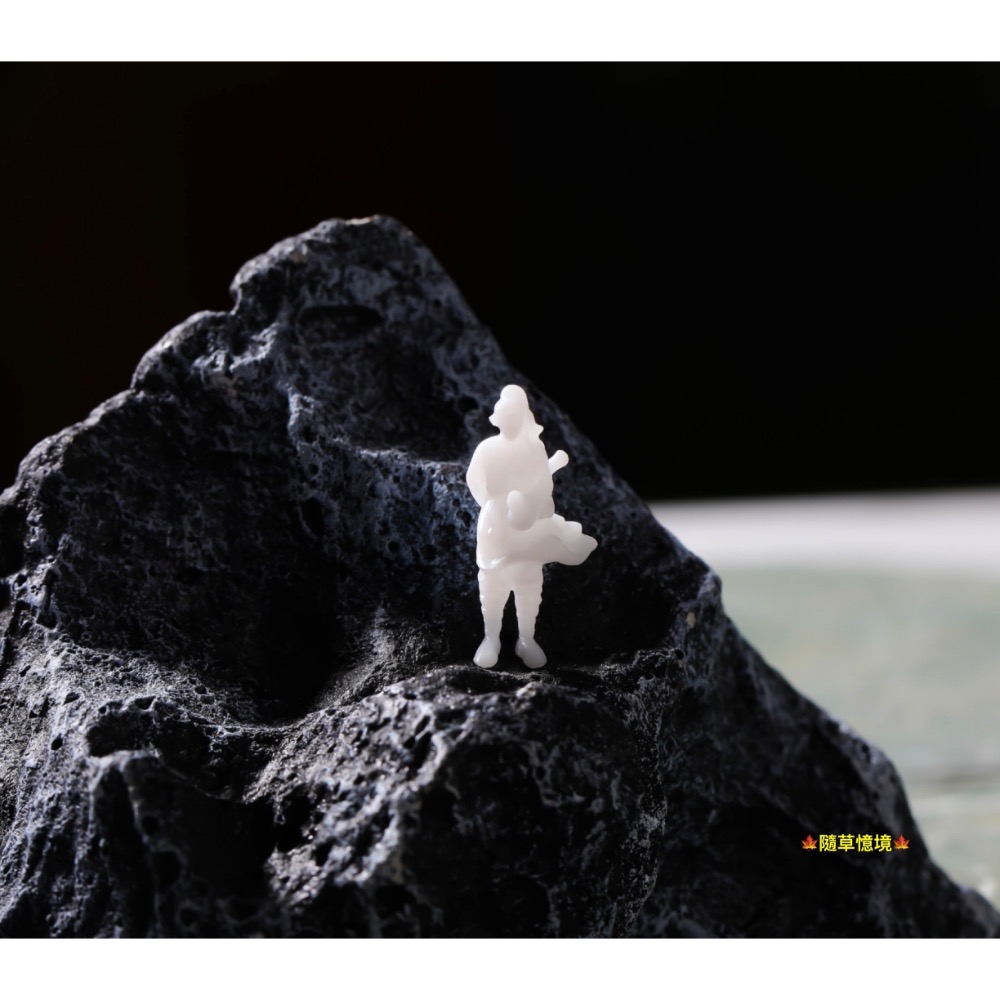 （3d列印超小）迷你 江湖 俠客 武俠 江南七怪 黃藥師 吹笛 吹簫 小人物 中國風 娃娃屋 袖珍 微縮 微景觀 模型-規格圖6