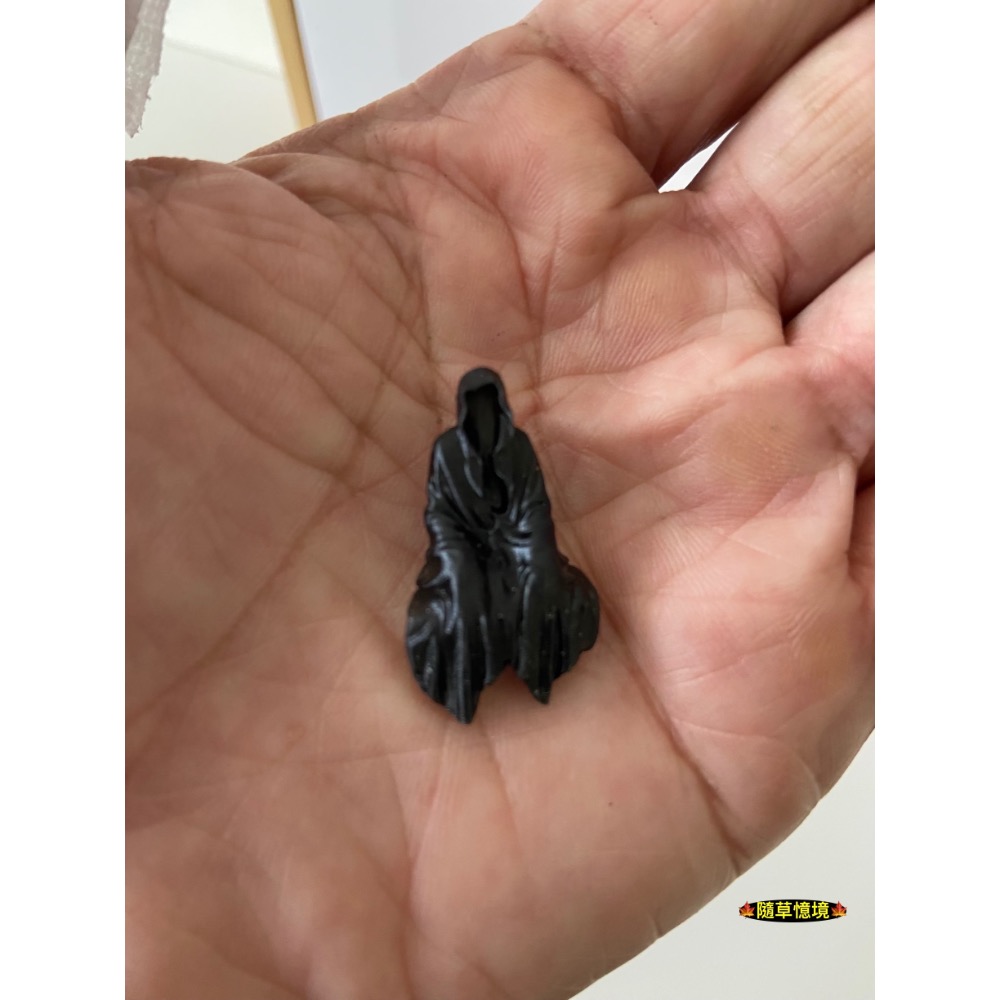 （3d列印超小）迷你 暗黑 法師 法袍 巫師 俠客 黑袍 水陸缸 造景 小人物 娃娃屋 袖珍 微縮 食玩 微景觀 模型-規格圖7
