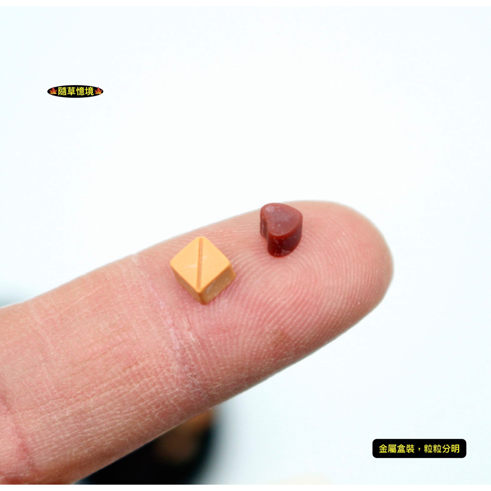 （鐵盒9粒裝）迷你仿真 奶油巧克力 黑巧克力 巧克力 禮盒 鐵盒 娃娃屋 袖珍 微縮 食玩 微景觀 模型-細節圖6