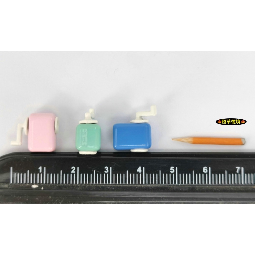 （7件套裝）迷你仿真 削鉛筆機 削筆機 圓規 尺 鉛筆 三角尺 學習 文具 用品 模型 娃娃屋 袖珍 微縮 食玩 微景觀-細節圖7
