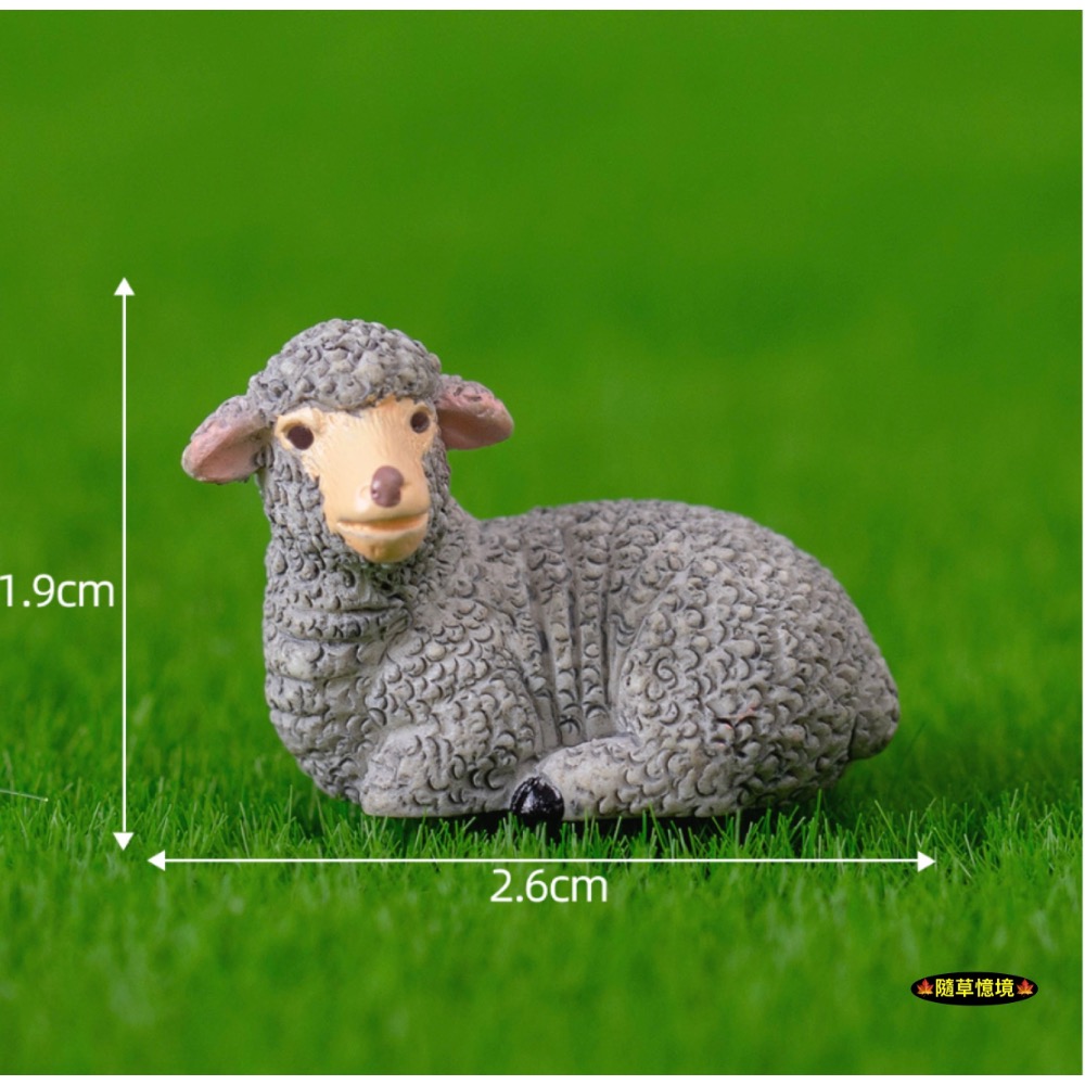 12號 (小號)灰綿羊