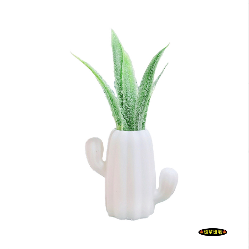 迷你仿真 仙人掌 造型 盆栽 綠植 北歐 花盆 K525 娃娃屋 袖珍 微縮 食玩 微景觀 模型-細節圖5