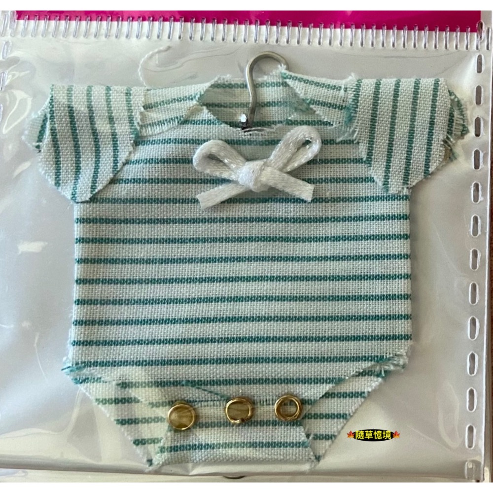 （多款超小）迷你仿真 襯衫 領帶 上衣 包屁衣 嬰兒 燙衣板 熨斗 衣服 娃娃屋 袖珍 微縮 食玩 微景觀 模型-規格圖11