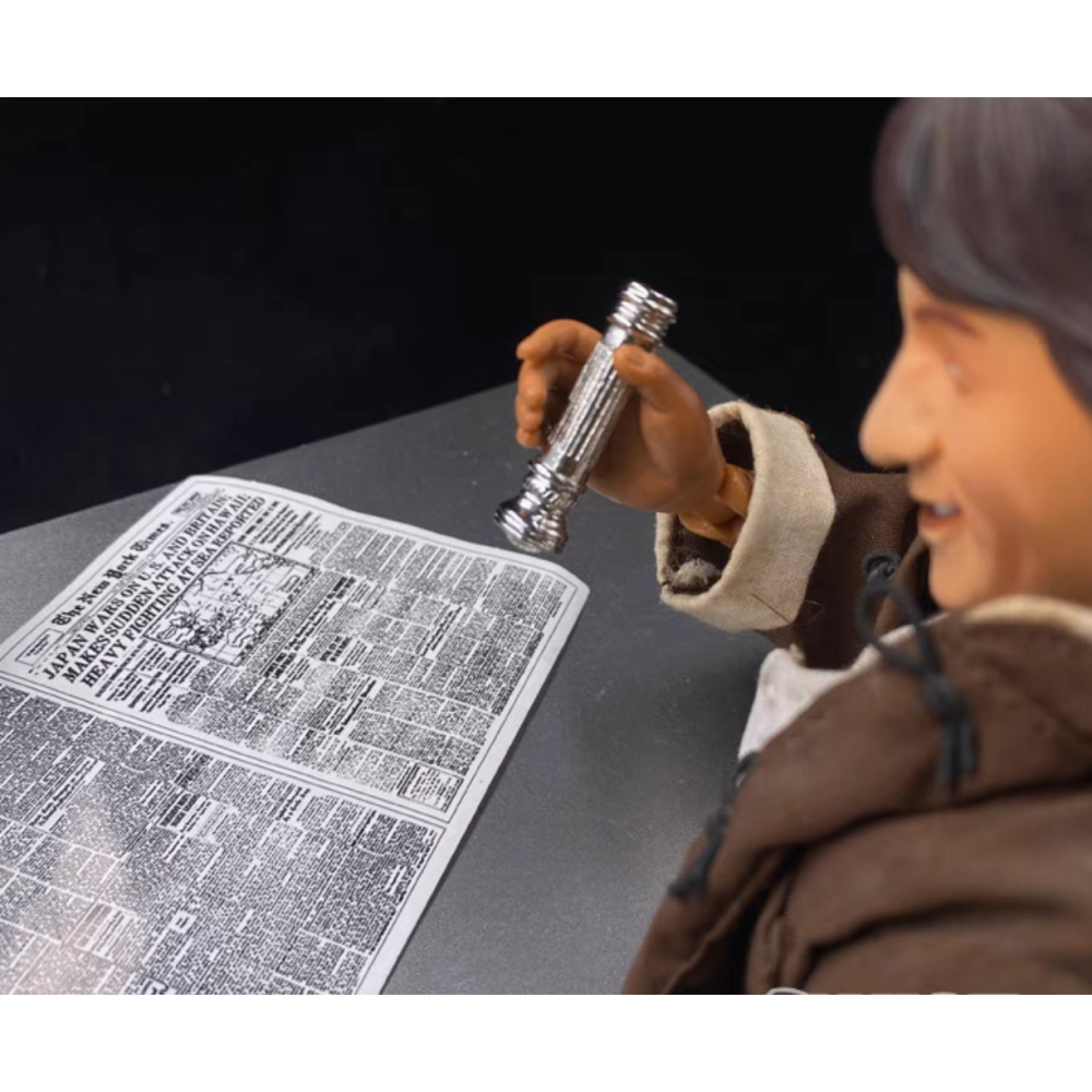 （超小可拆）迷你仿真 手電筒 復古 合金 兵人 照明 家電 避難工具 娃娃屋 袖珍 微縮 食玩 微景觀 模型-細節圖6